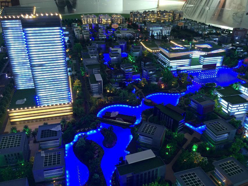 園林小區(qū)沙盤(pán)