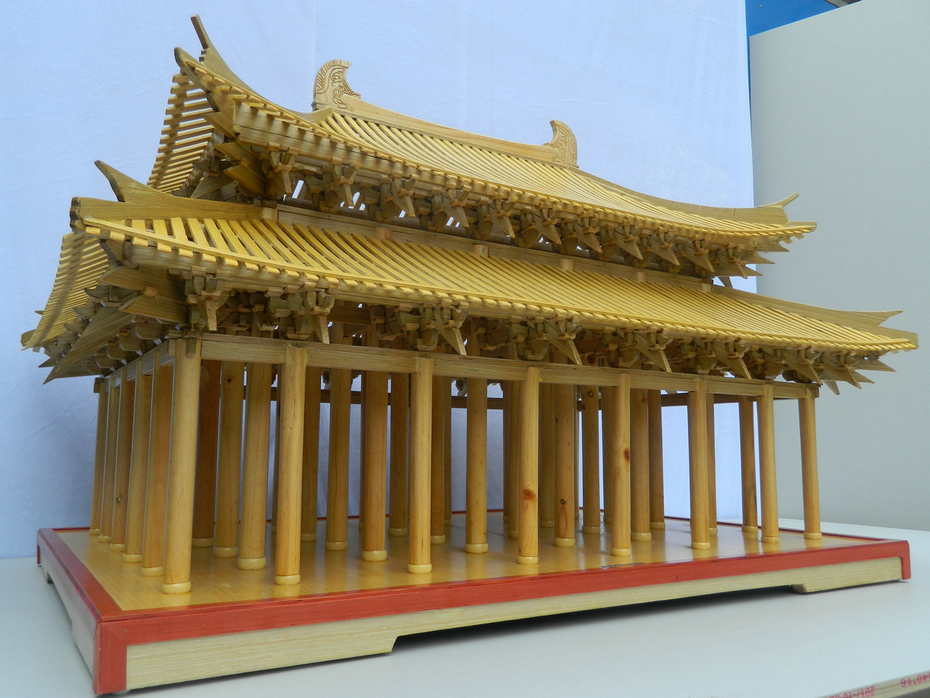 重檐廡殿頂建筑木構(gòu)架