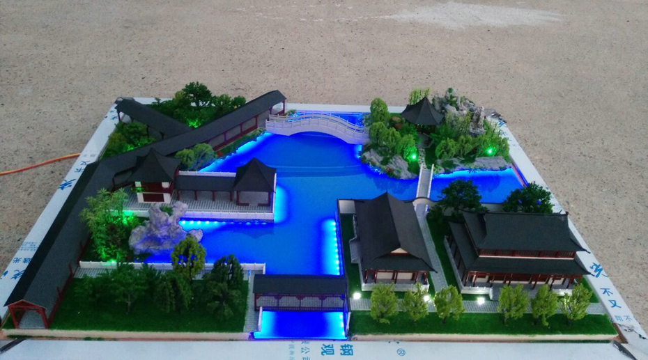 蘇式園林沙盤模型