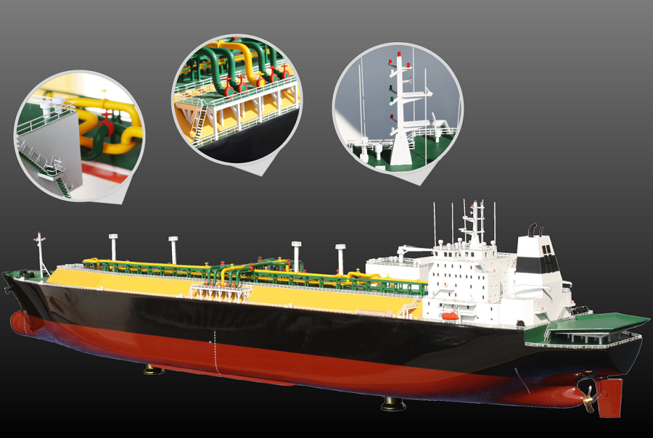 5萬噸級LNG船模型