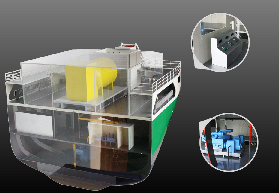 船尾結(jié)構(gòu)模型